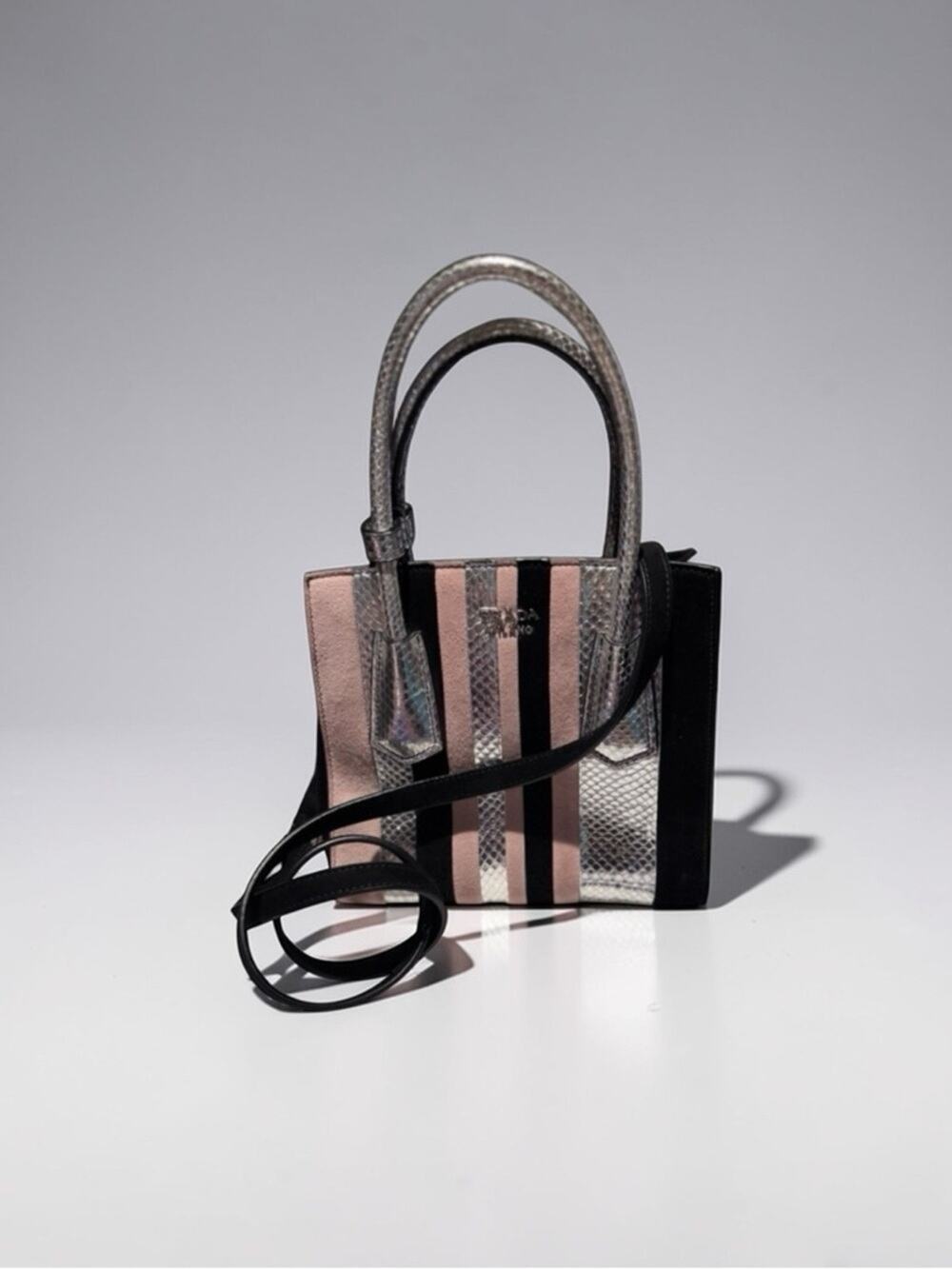 Prada Camoscio Ayers 2 Way Tote, Dust Bag